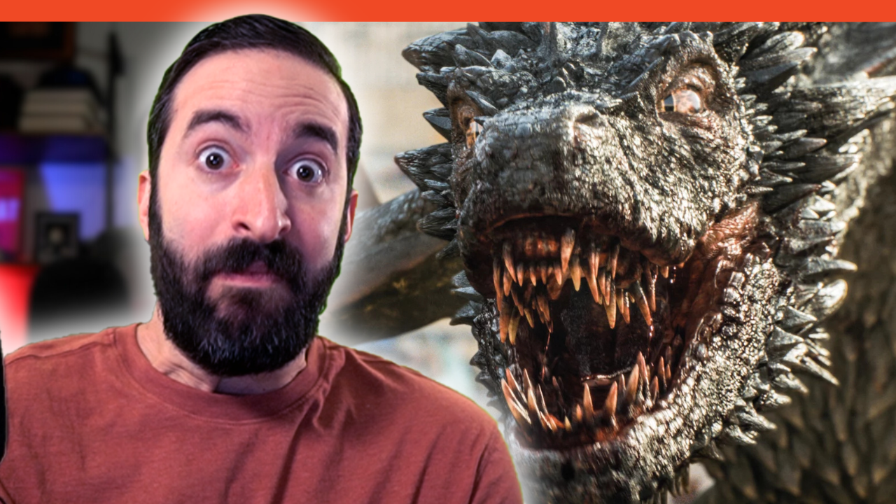 Bryan Kofsky with Game of Thrones Dragon