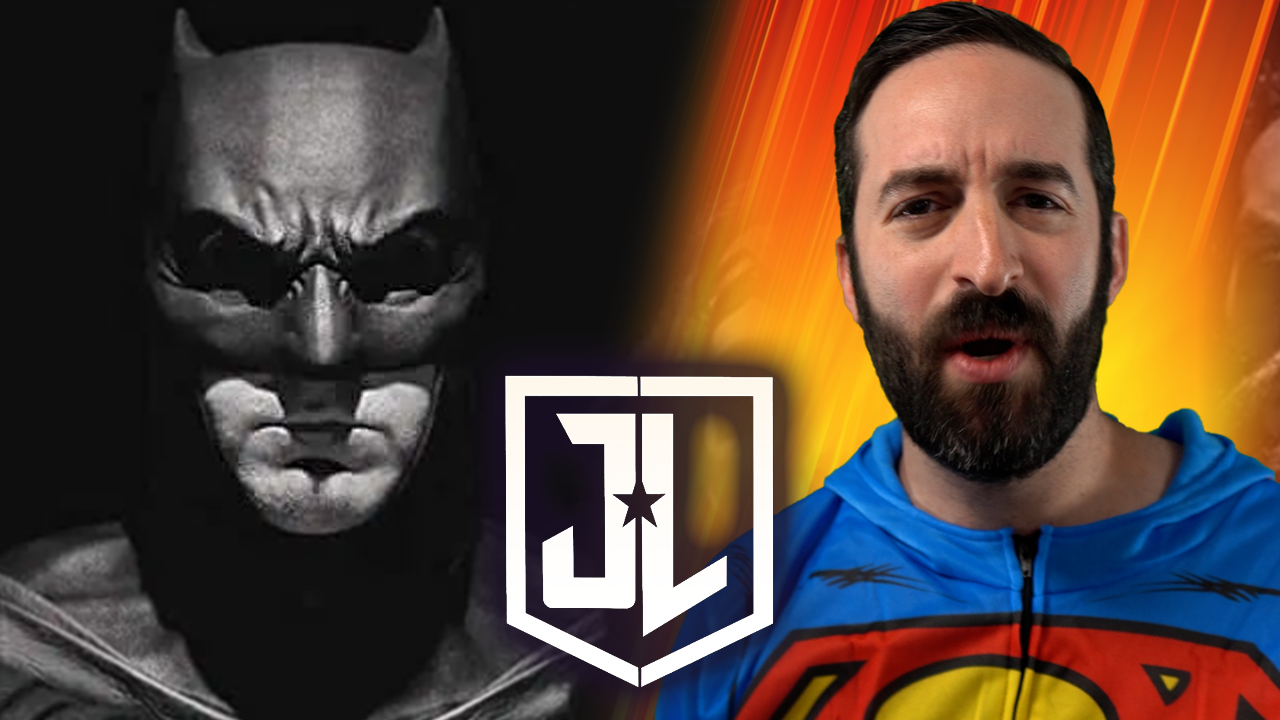 Bryan Kofsky as Superman ready to discuss the Justice League Marketing Failures.